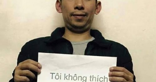 Người khởi xướng phong trào “Tôi Không Thích ĐCSVN” bị bắt giữ